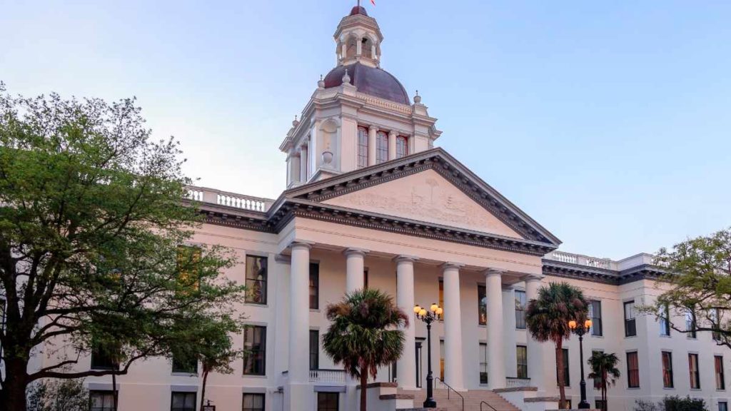 The Florida State Capitol Building in Tallahassee.