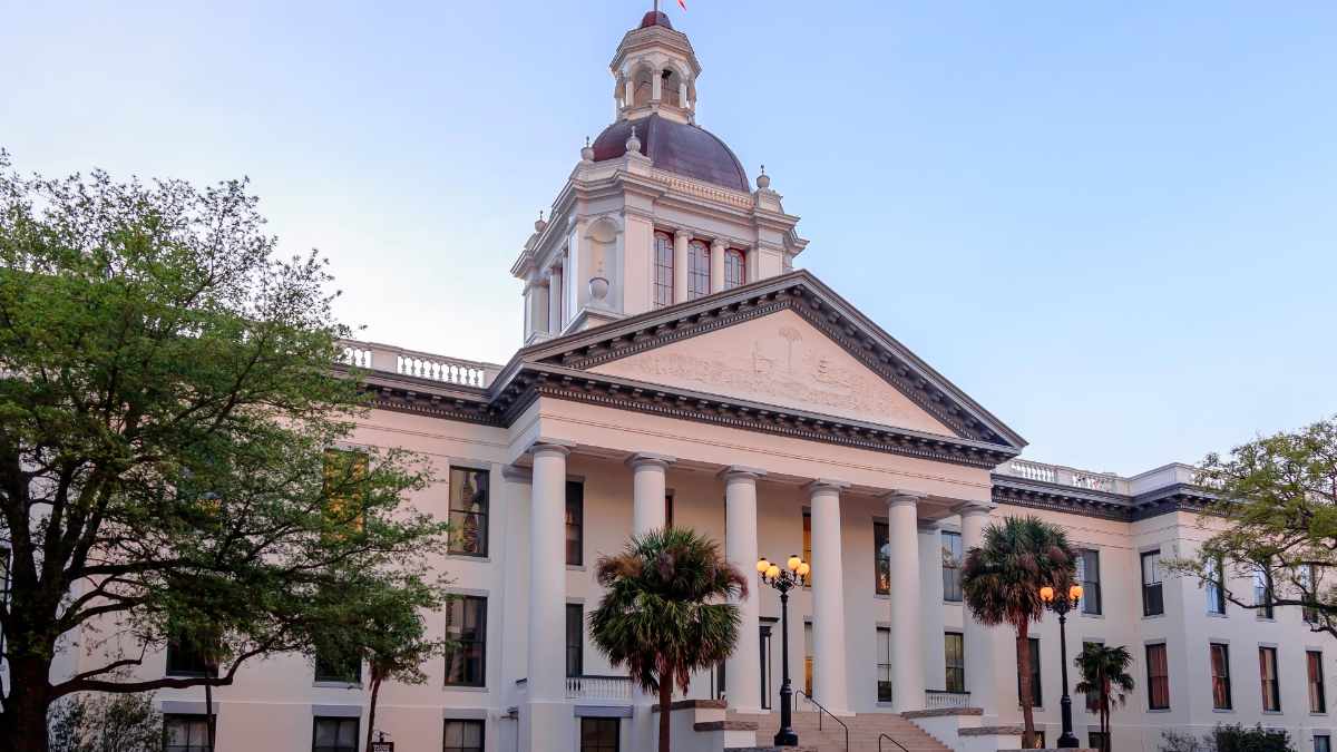 The Florida State Capitol Building in Tallahassee.